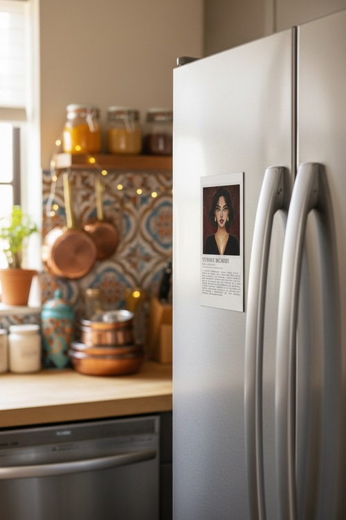 Yummy Mummy Affirmation Fridge Magnet for Mums